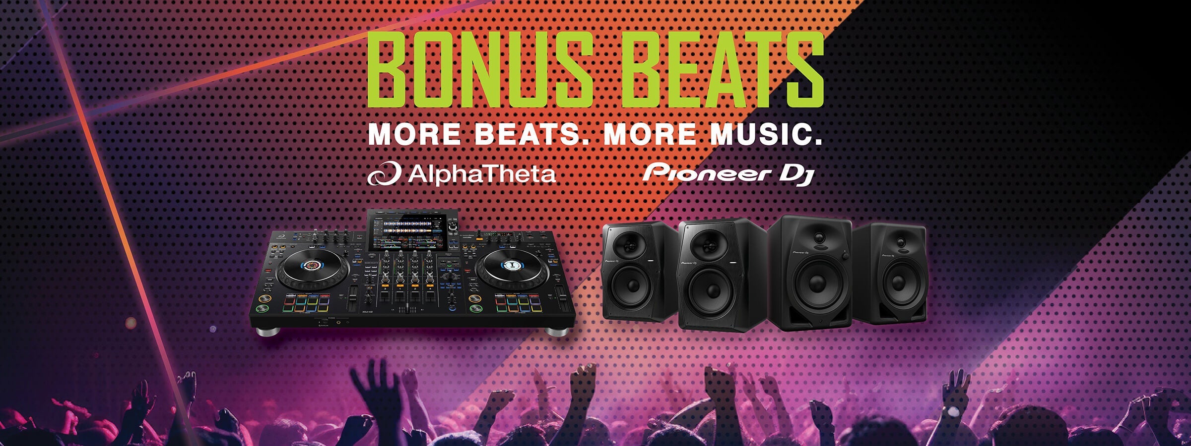 Pioneer DJ Bonus Free Monitors Promotion