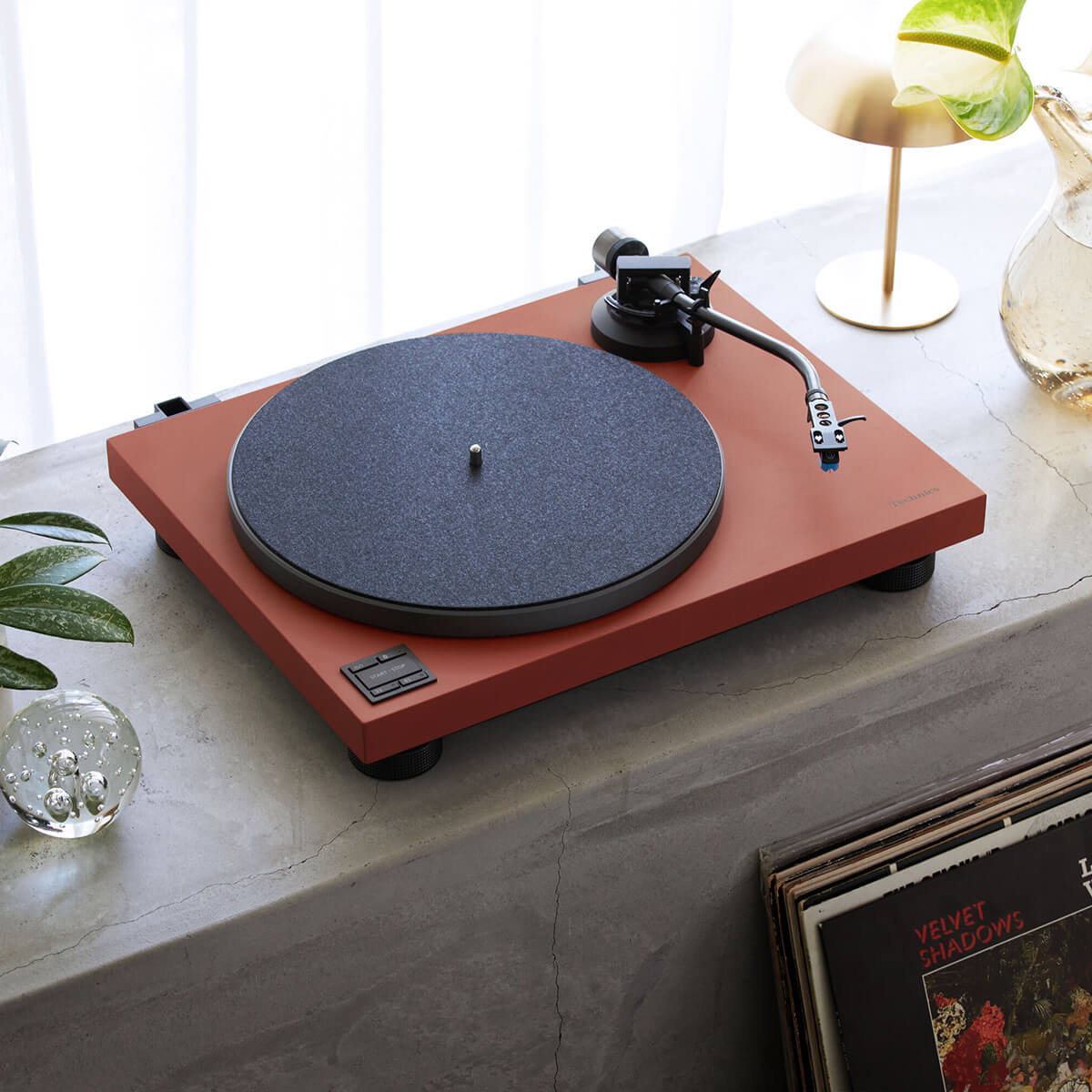 Technics SL-40CBT Contemporary Direct Drive Audio Turntable (Terracotta)