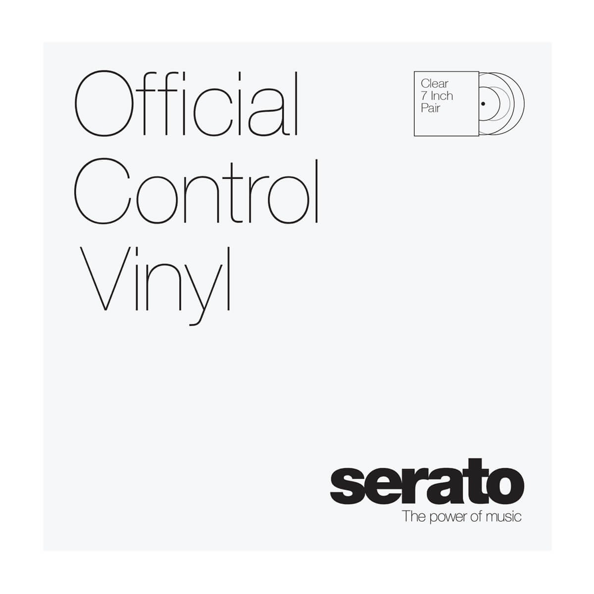 Serato Performance Series 7" Control Vinyl | Clear (Pair)