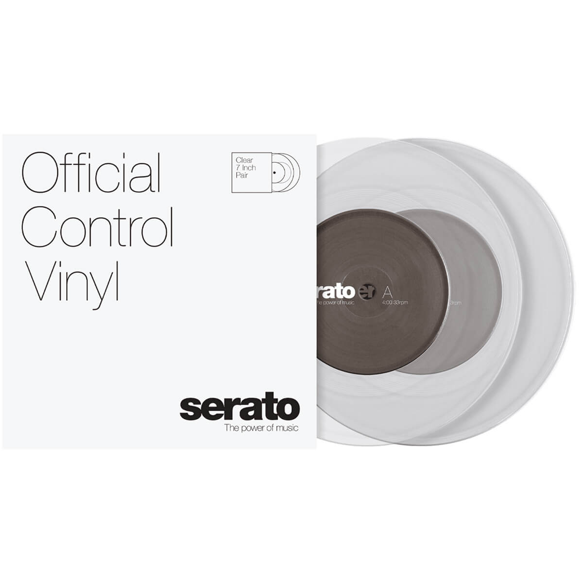 Serato Performance Series 7" Control Vinyl | Clear (Pair)