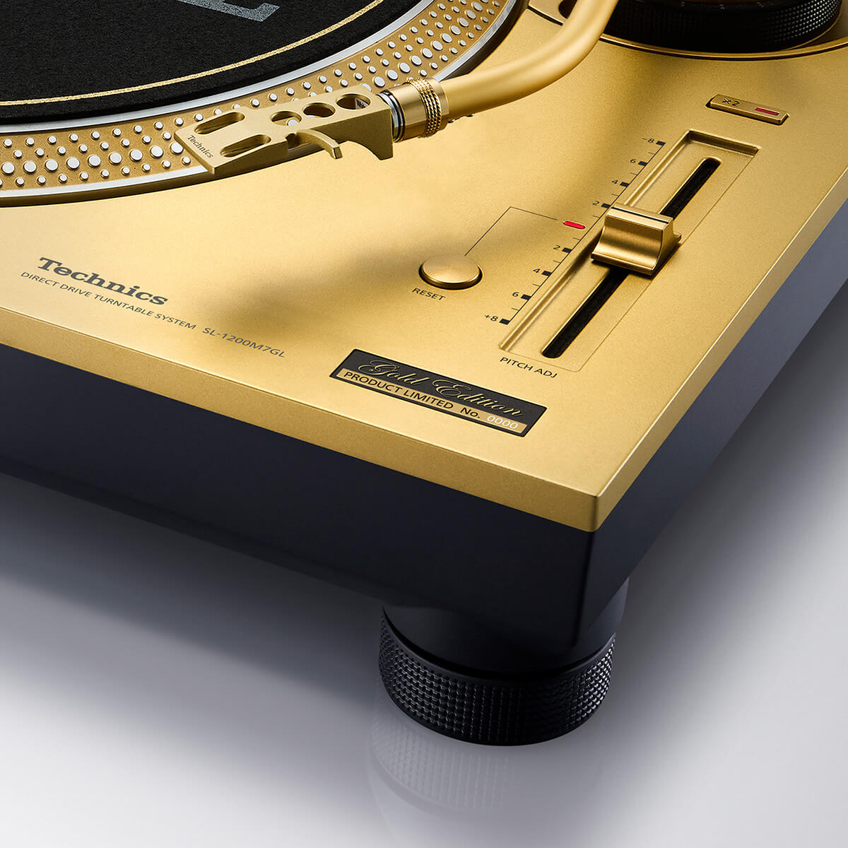 Technics SL-1200M7GL 55th Anniversary Model Direct-Drive DJ Turntable - Limited Edition Gold