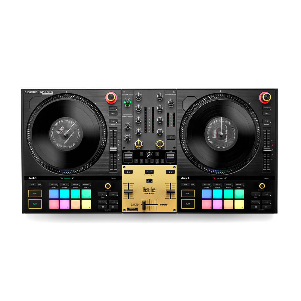 Hercules DJ Control INPULSE T7 PREMIUM Motorised 2-Channel DJ Controller for Serato DJ Lite