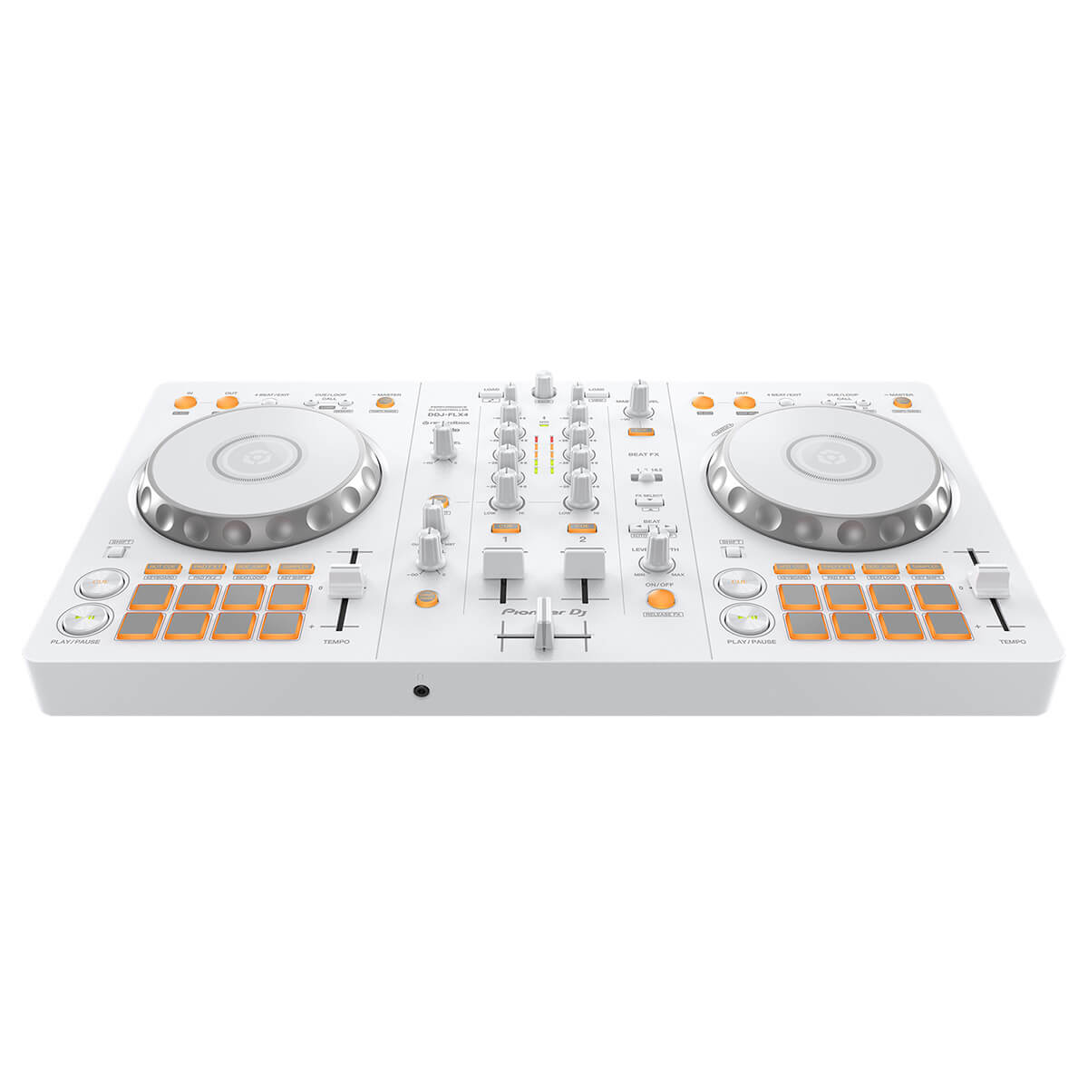 Pioneer DDJ-FLX4-W Ltd. White Edition 2-Channel DJ Controller for Rekordbox and Serato DJ Lite