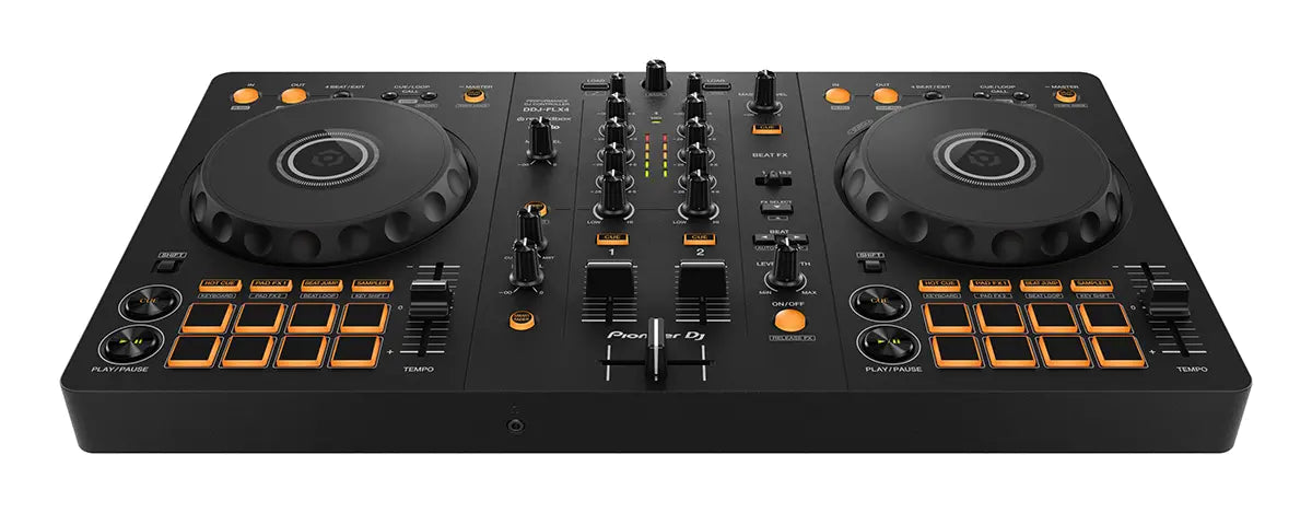 Pioneer DDJ-FLX4 2-Channel DJ Controller for Rekordbox and Serato DJ Lite | Beginner Pack 2