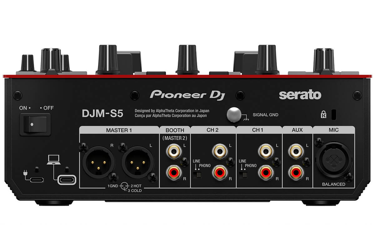 Pioneer DJM-S5 Scratch-style 2-Channel Mixer for Serato DJ Pro
