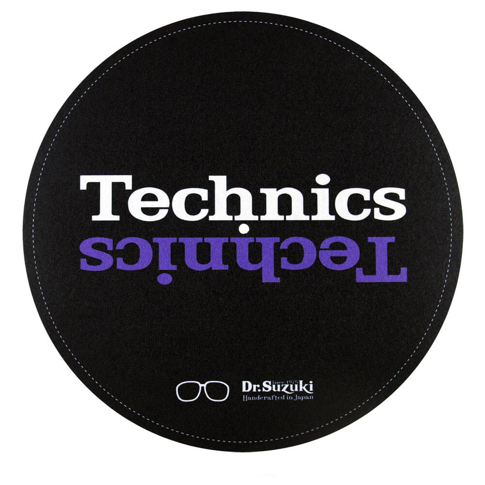 DR. SUZUKI x TECHNICS MIX EDITION SLIPMATS BLACK (Pair)