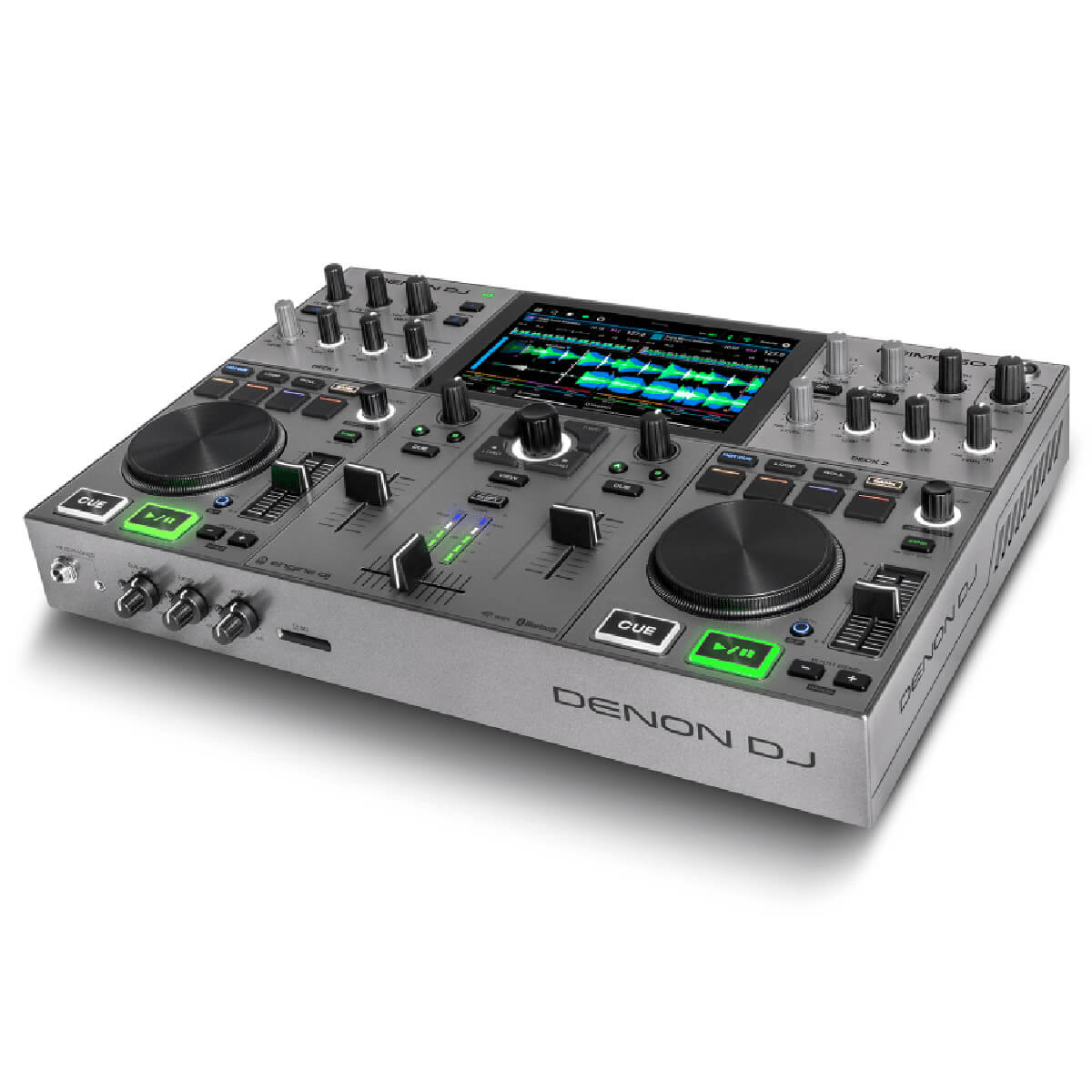 Denon PRIME GO PLUS 2-Deck Rechargeable Smart DJ Console w/ 7" Touchscreen PRE-ORDER
