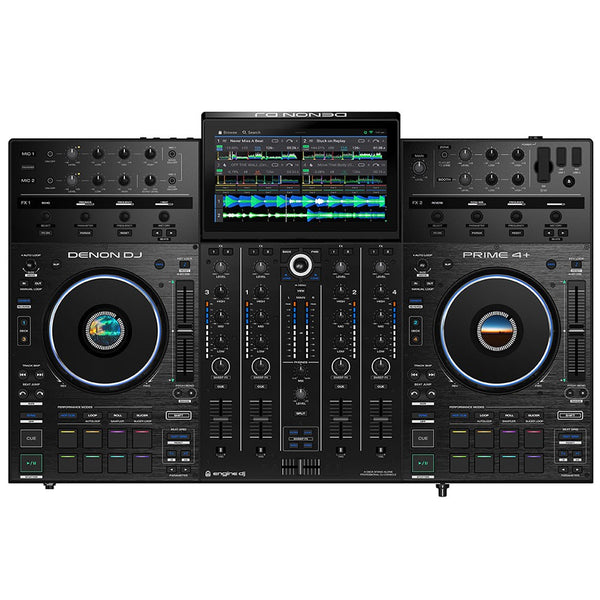 Denon PRIME 4+ Standalone 4-Deck DJ System w/ WiFi, Streaming &  10" Touchscreen LTD STOCK