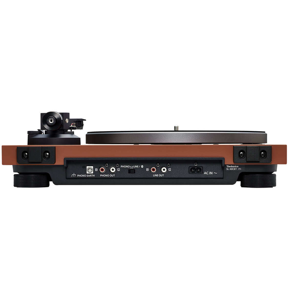 Technics SL-40CBT Contemporary Direct Drive Audio Turntable (Terracotta)