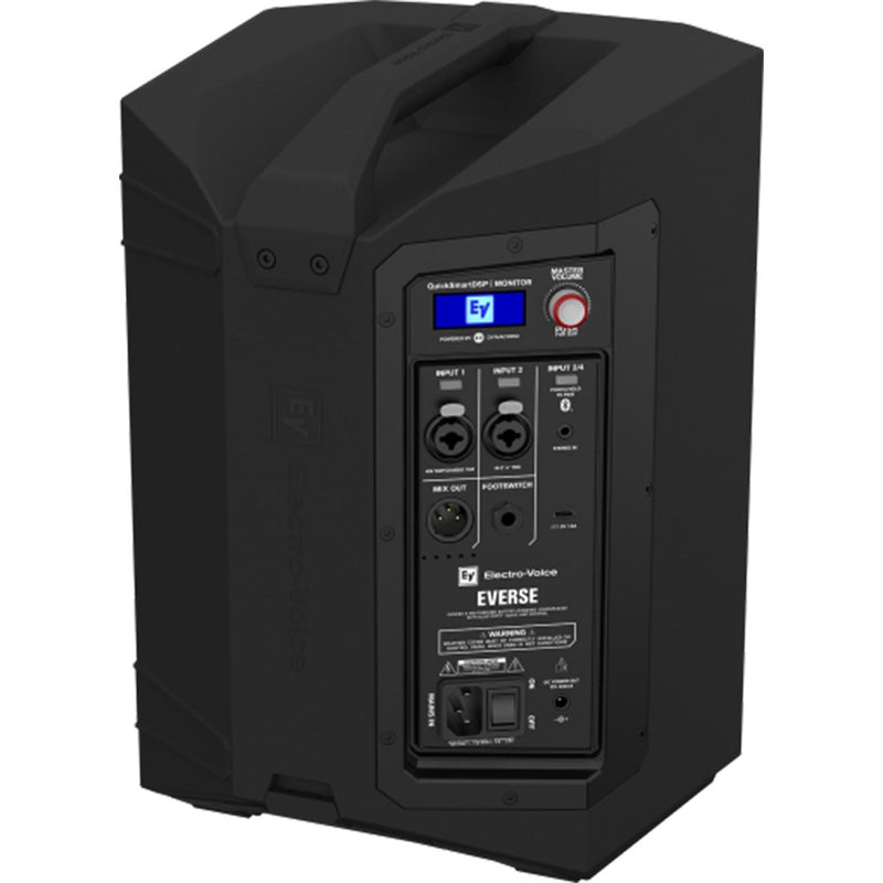 Electro-Voice EVERSE 8 Weatherized Battery Powered 8" Loudspeaker w/ Bluetooth Audio (Black)