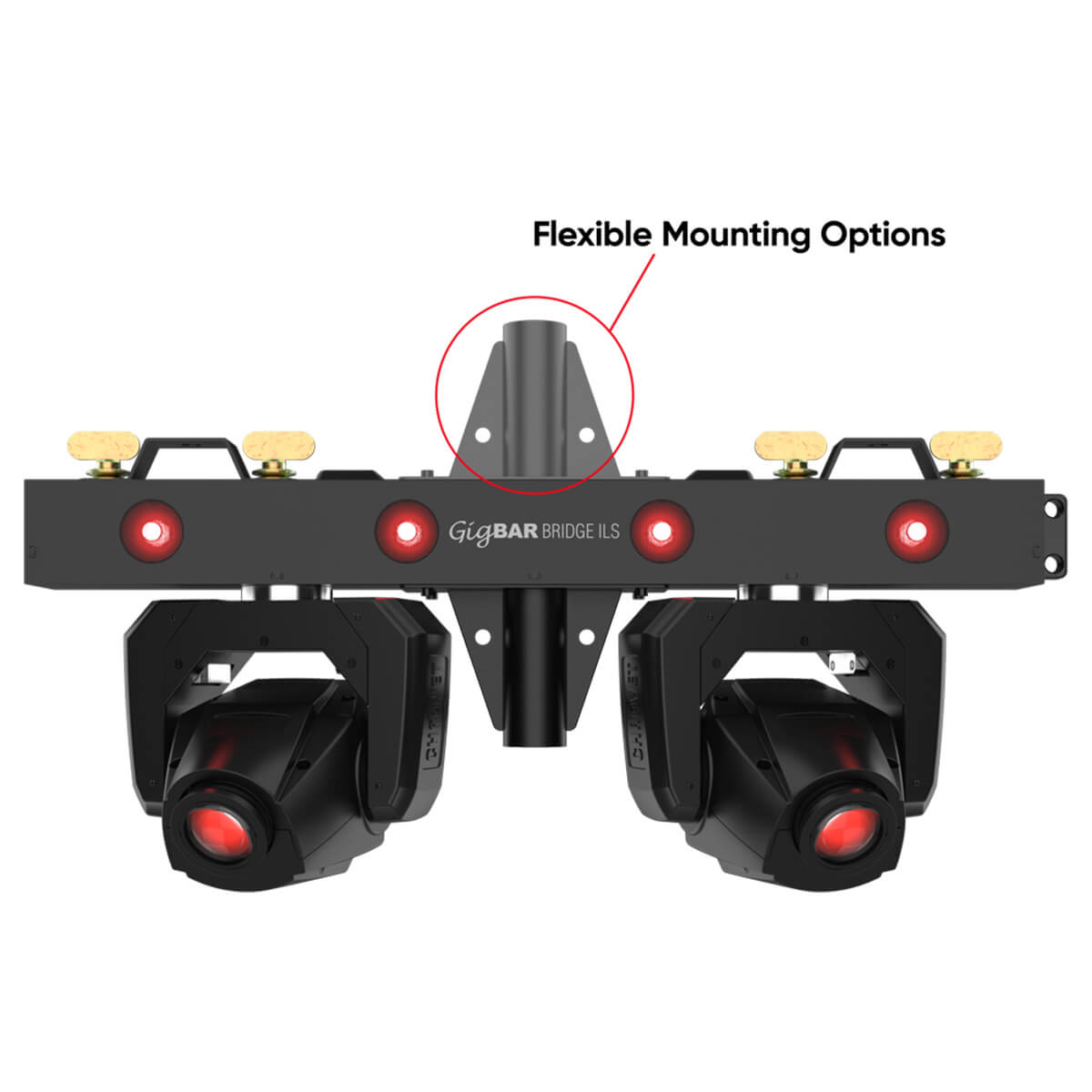 Chauvet GigBAR BRIDGE ILS LED Moving Head Effect Light incl Hanging Brackets