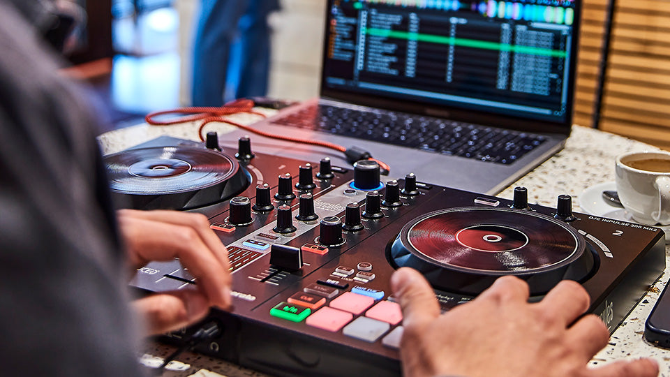 Hercules DJ Control INPULSE 300 MK2 | 2-Channel DJ Controller for Serato DJ Lite