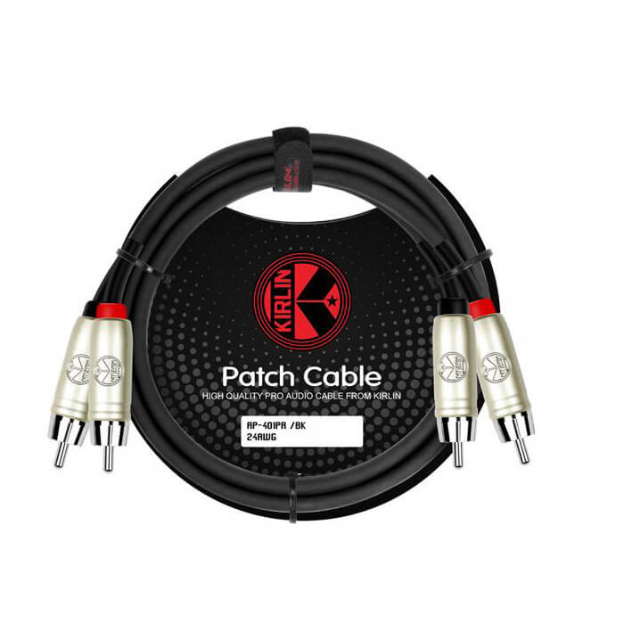 Kirlin Original AP-401 Dual Patch Cable - 2XRCA - 2XRCA (3M)