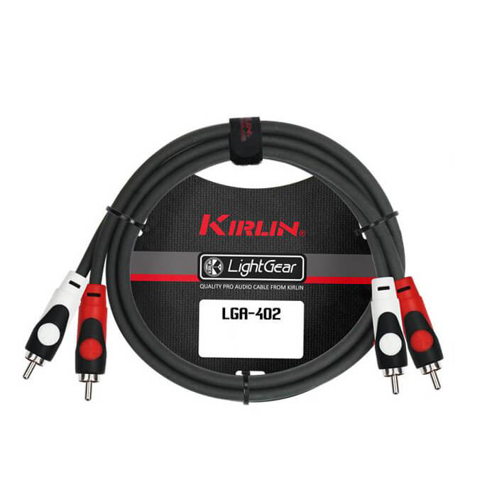 Kirlin LightGear LGA-402 Dual Patch Cable - 2XRCA - 2XRCA (3M)