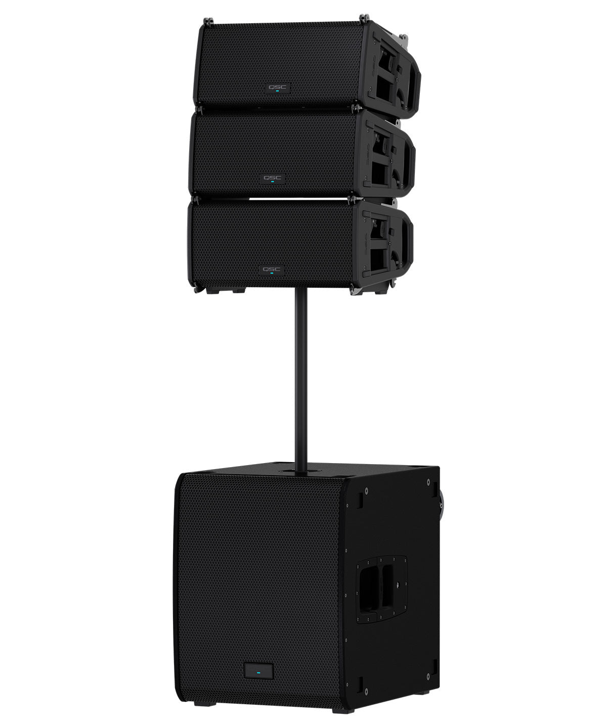 QSC LA108 1.3 KW Powered Line Array Speaker 8-inch 2-Way | 6 Year Warranty
