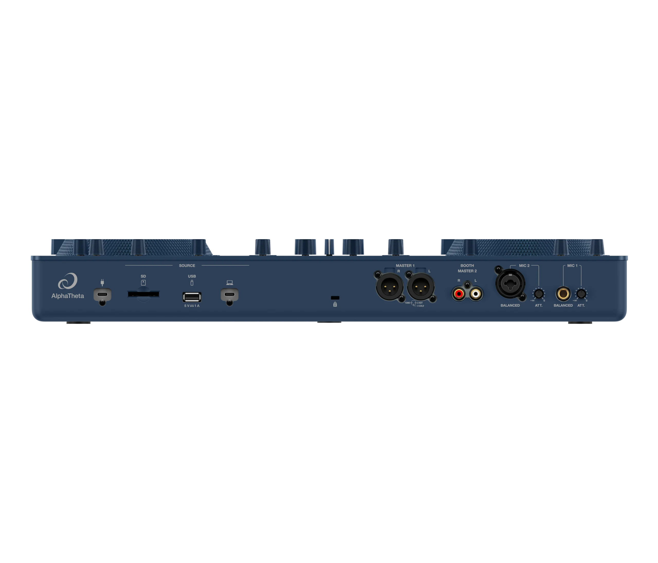 AlphaTheta OMNIS-DUO Portable All-in-One DJ System w/ Bluetooth Audio Input