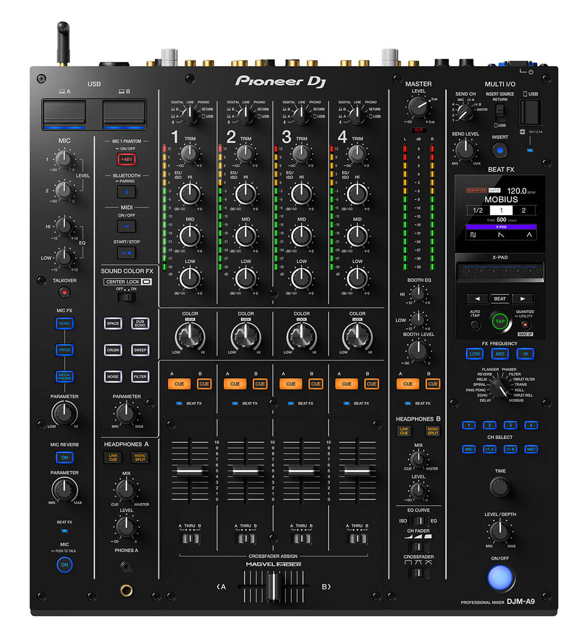Pioneer DJM-A9 4-Channel Professional DJ Mixer
