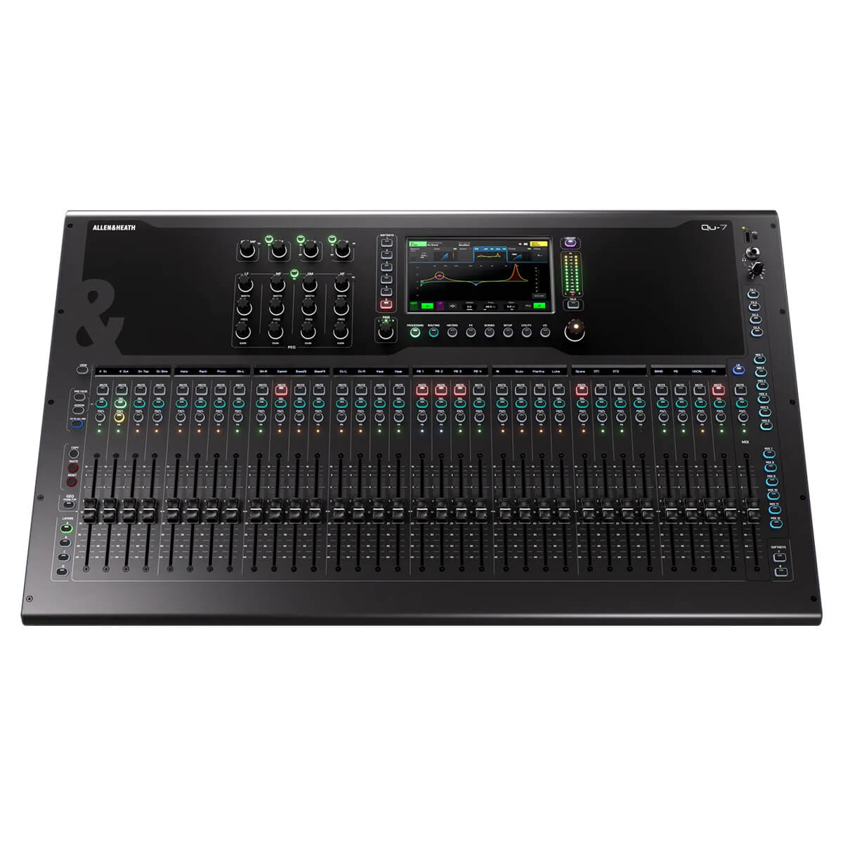 Allen & Heath QU-7D Compact 38-in/24-out 96kHz Digital Mixer with Dante