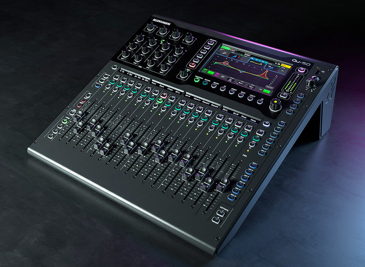 Allen & Heath QU-5D Compact 38-in/24-out 96kHz Digital Mixer with Dante