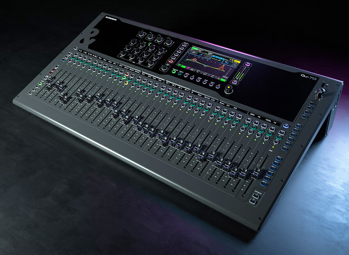 Allen & Heath QU-7D Compact 38-in/24-out 96kHz Digital Mixer with Dante
