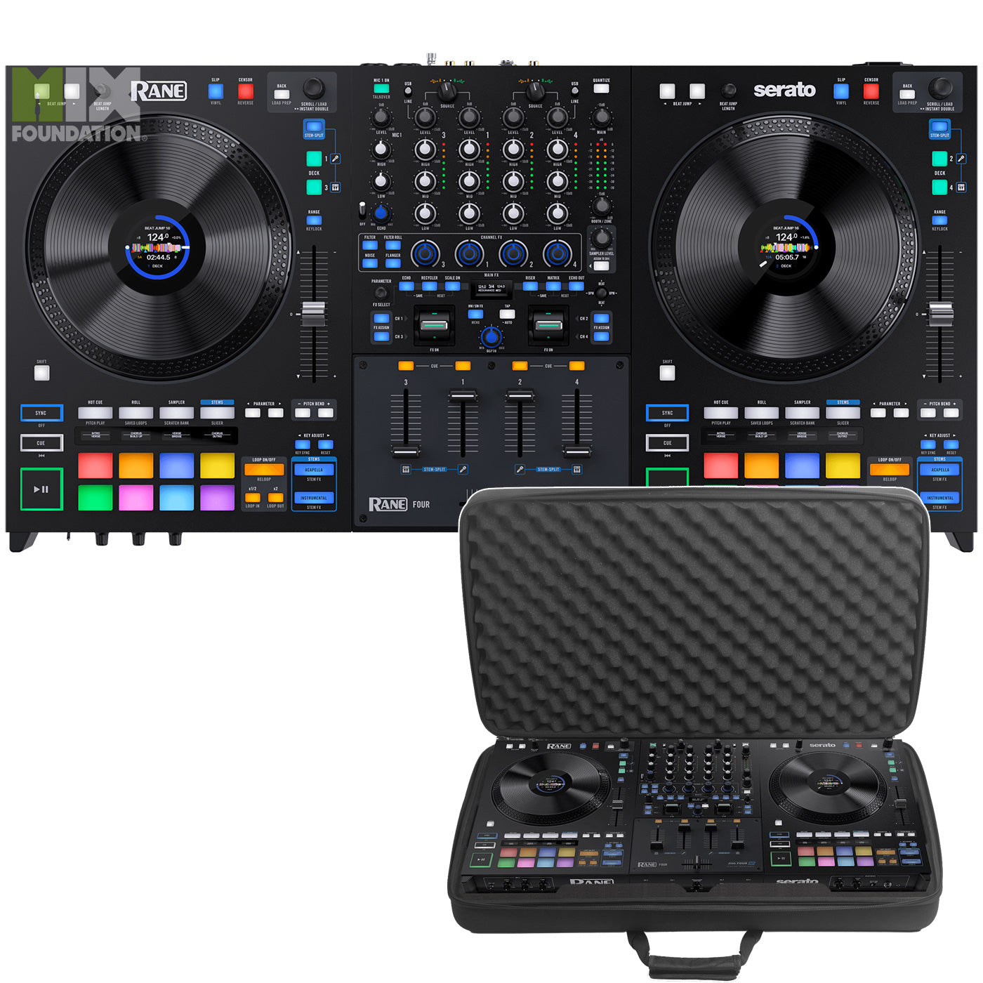 Rane FOUR Advanced 4-Channel Stems DJ Controller for Serato DJ Pro (Optional UDG Shell Case) PRE-ORDER