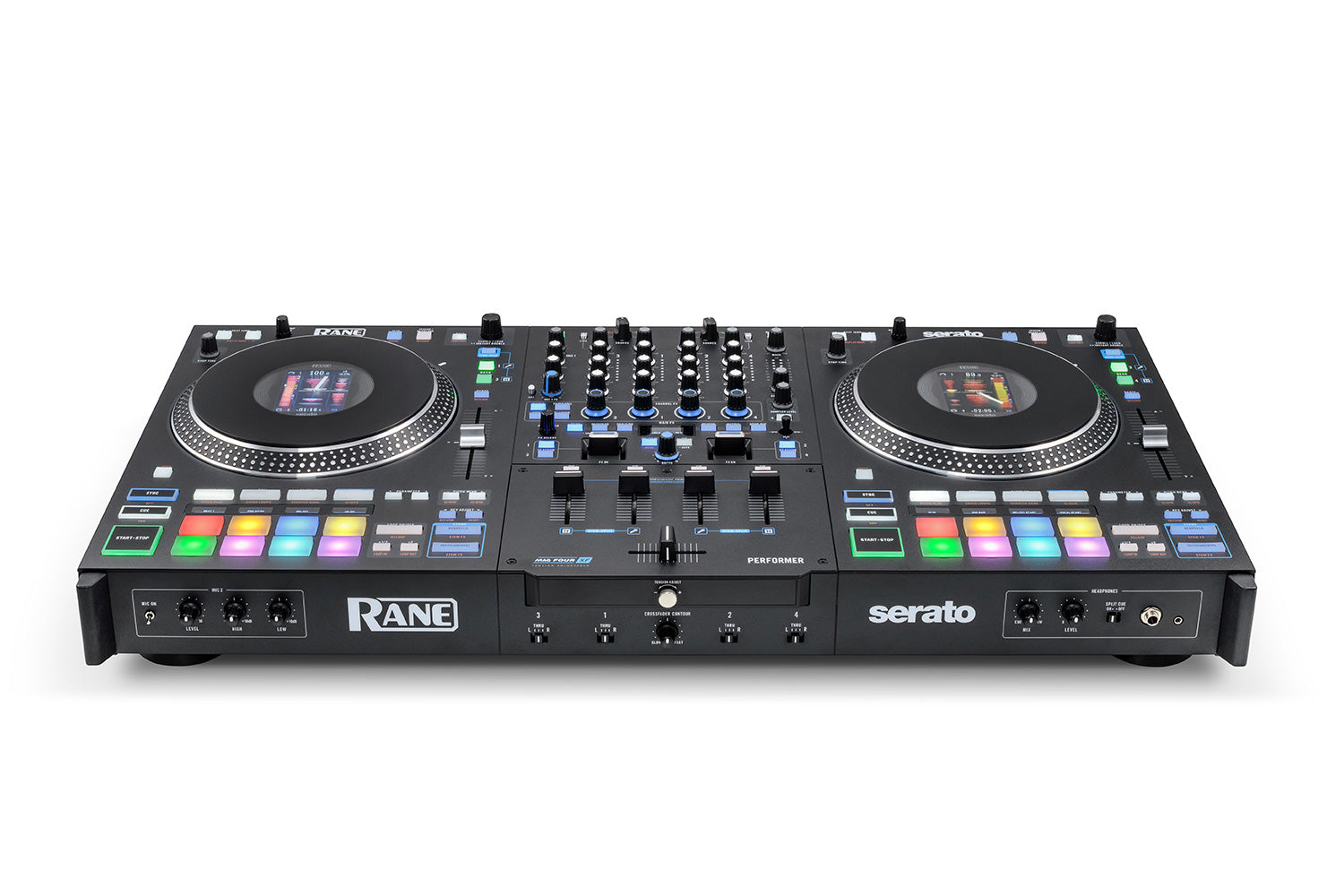 Rane PERFORMER Motorised 4-Channel Stems DJ Controller for Serato DJ Pro