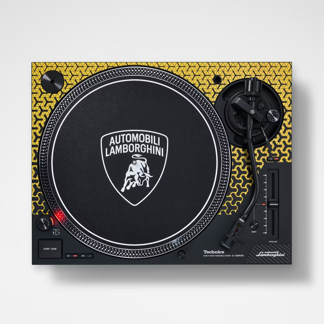 Technics SL-1200M7B - Automobili Lamborghini Edition - Direct-Drive Turntable - Yellow LOW STOCK
