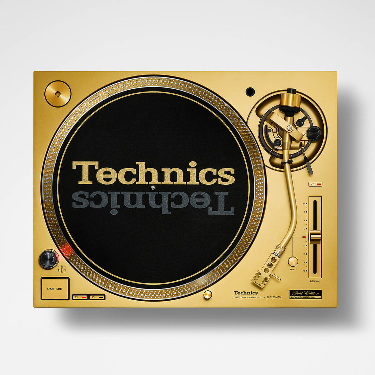 Technics SL-1200M7GL 55th Anniversary Model Direct-Drive DJ Turntable - Limited Edition Gold