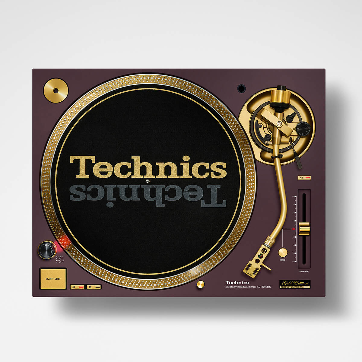 Technics SL-1200M7G 55th Anniversary Model Direct-Drive DJ Turntable - Limited Edition Red