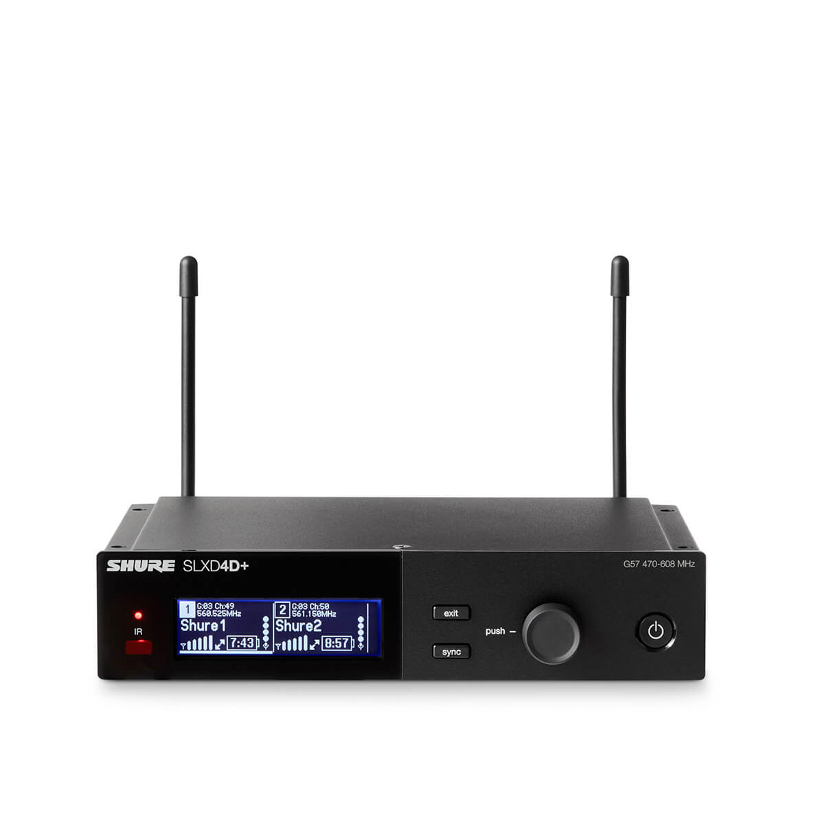 Shure SLXD24D+/BETA58 Dual Digital Wireless Handheld System w/ Beta58A Supercardioid Dynamic Mics | NZ AUTHORISED