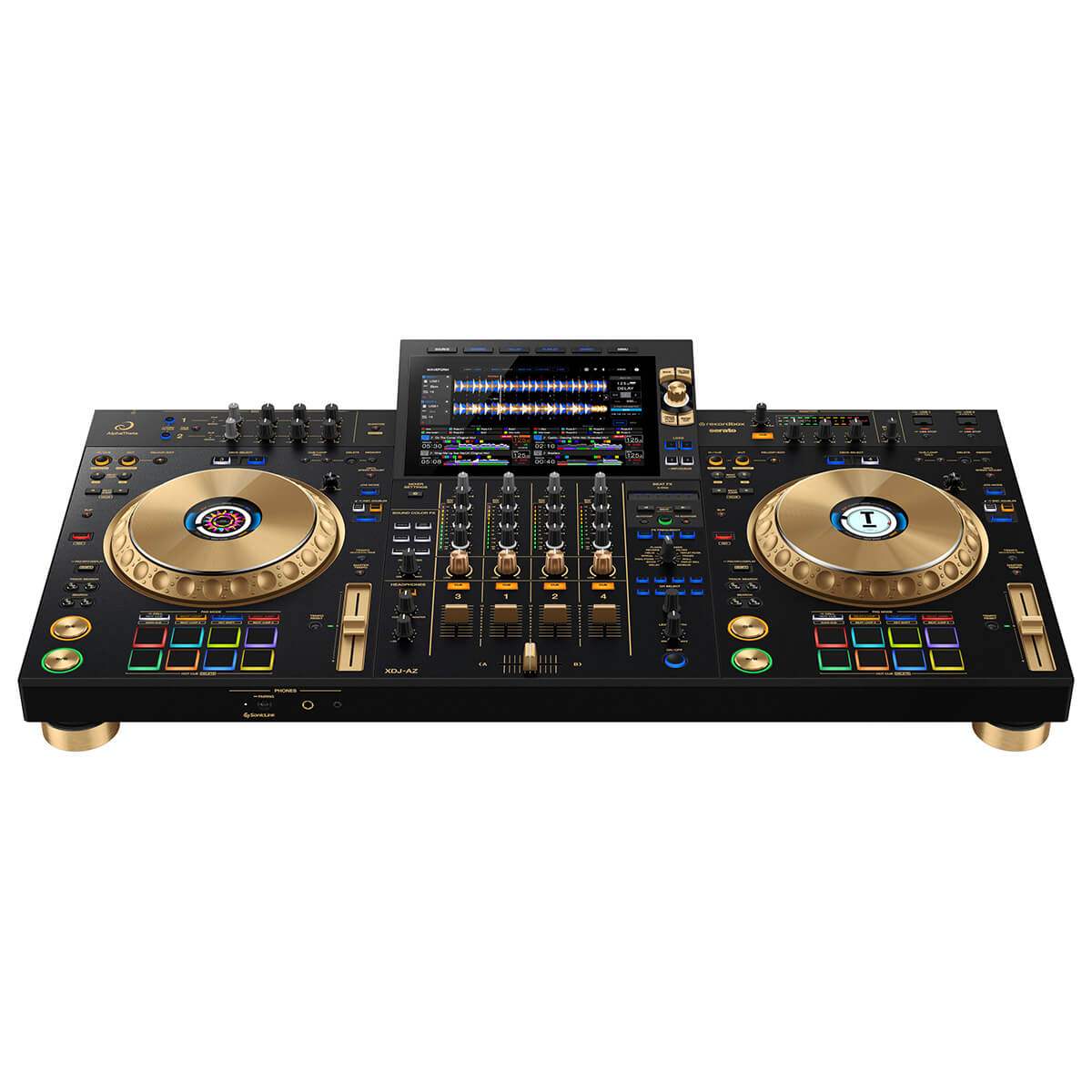 AlphaTheta XDJ-AZ-N Gold Limited Edition Professional 4-Channel All-In-One DJ System w/FREE VM-70 Monitors