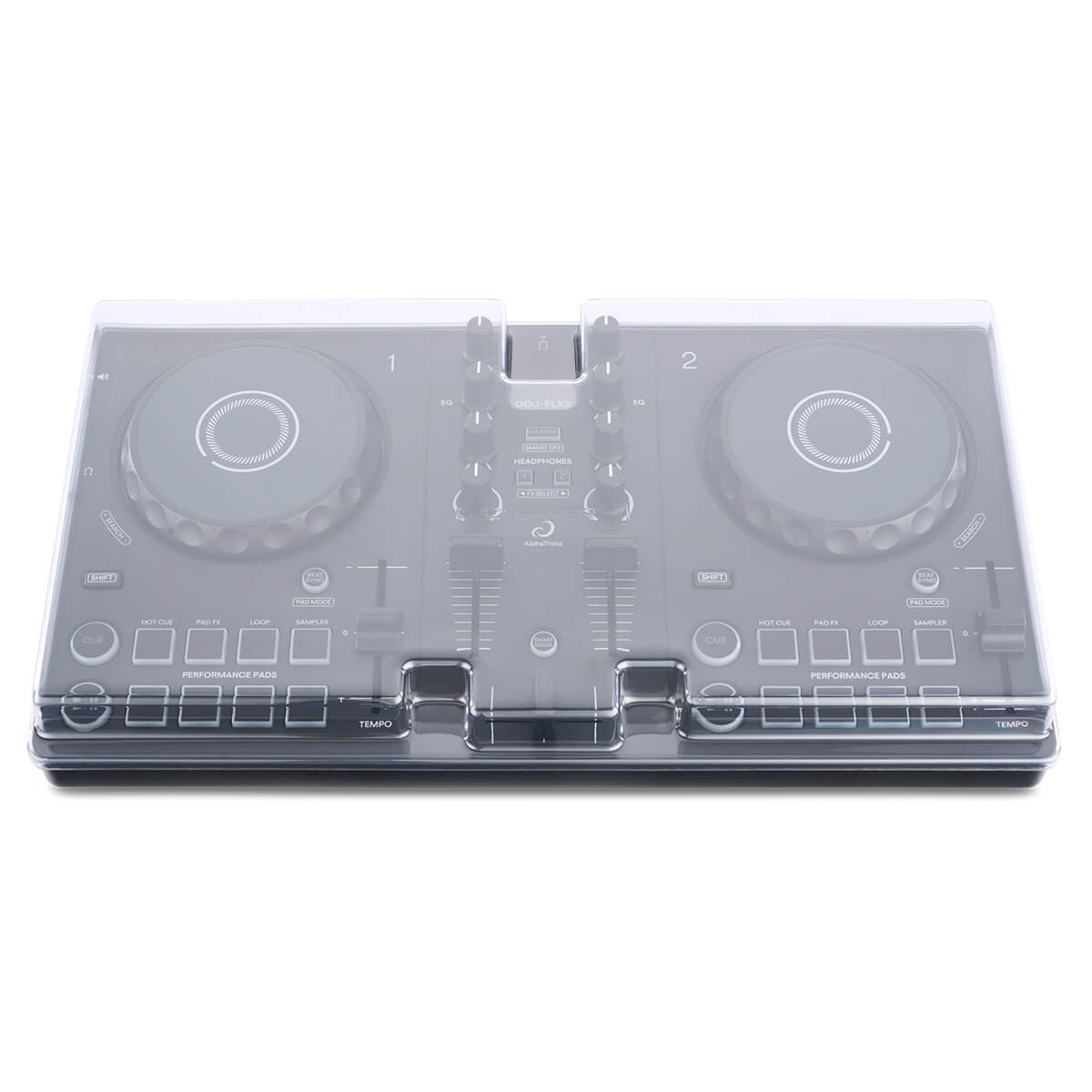 DECKSAVER Polycarbonate Dust Cover for Pioneer DDJ-FLX2 (Light Edition)