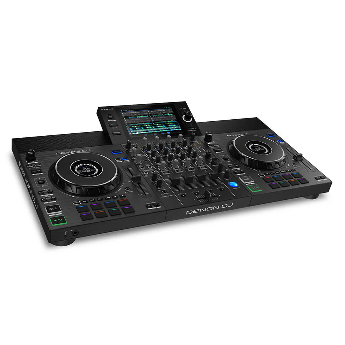 Denon SC LIVE 4 4-Deck Standalone DJ Controller w/ 7" Touchscreen, Speakers & Wi-Fi