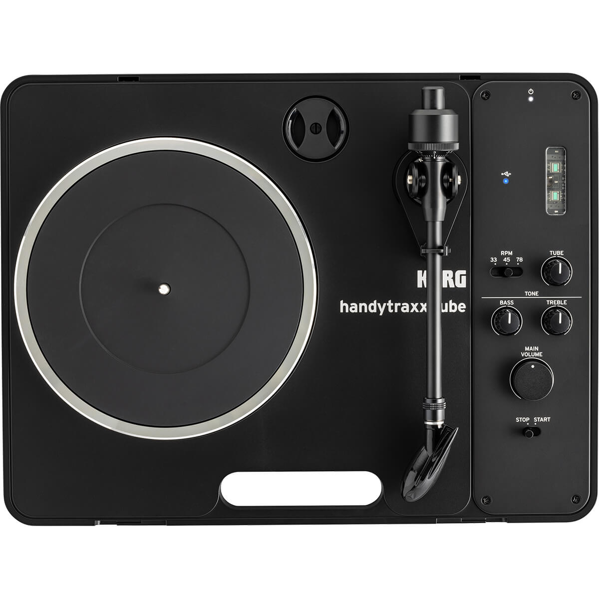 Korg Handytraxx TUBE J Limited-Edition Portable Record Player with JICO Clipper MM Cartridge