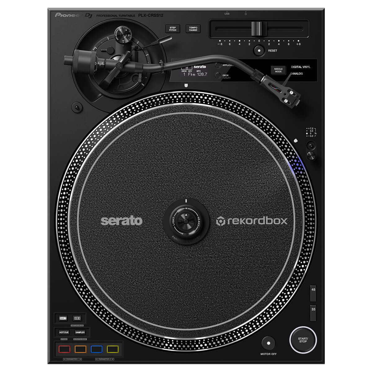 Pioneer PLX-CRSS12 Professional Direct-Drive DJ Turntable with DVS Control (Black)