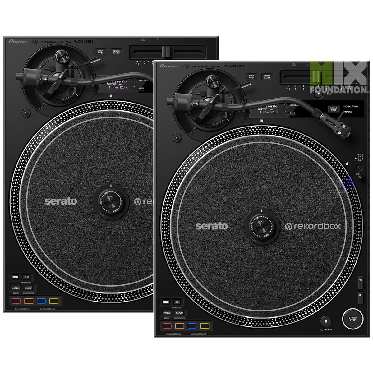 Pioneer PLX-CRSS12 Professional Direct-Drive DJ Turntable with DVS Control (Black)