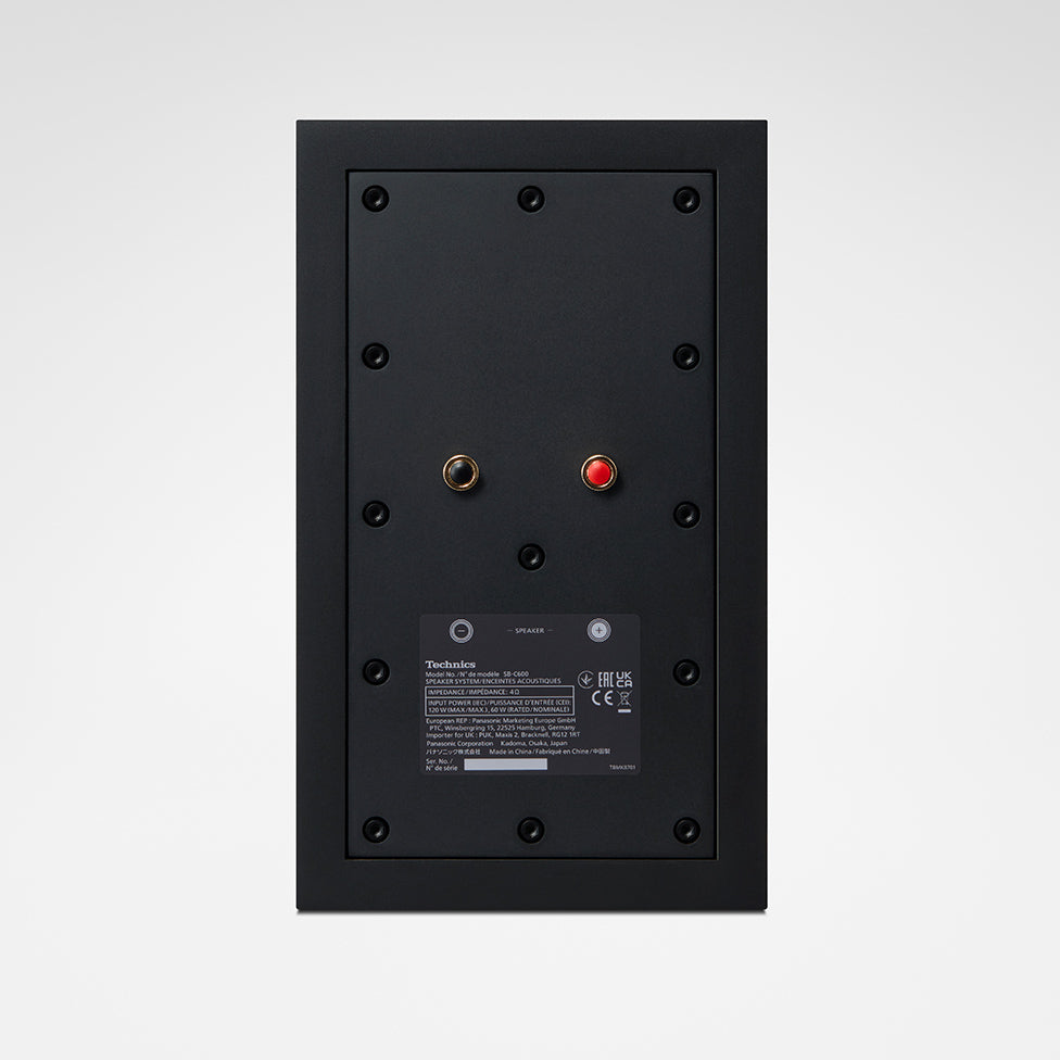 Technics SB-C600 Premium Class 6-inch 2-Way Coaxial Bookshelf Speaker (Pair)