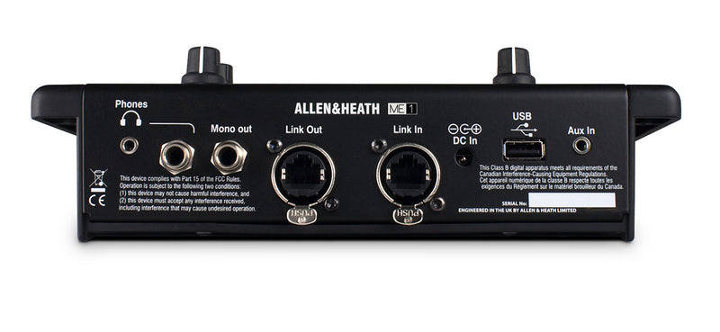 Allen & Heath ME-1 Personal Monitor Mixer (for A&H Digital Consoles)