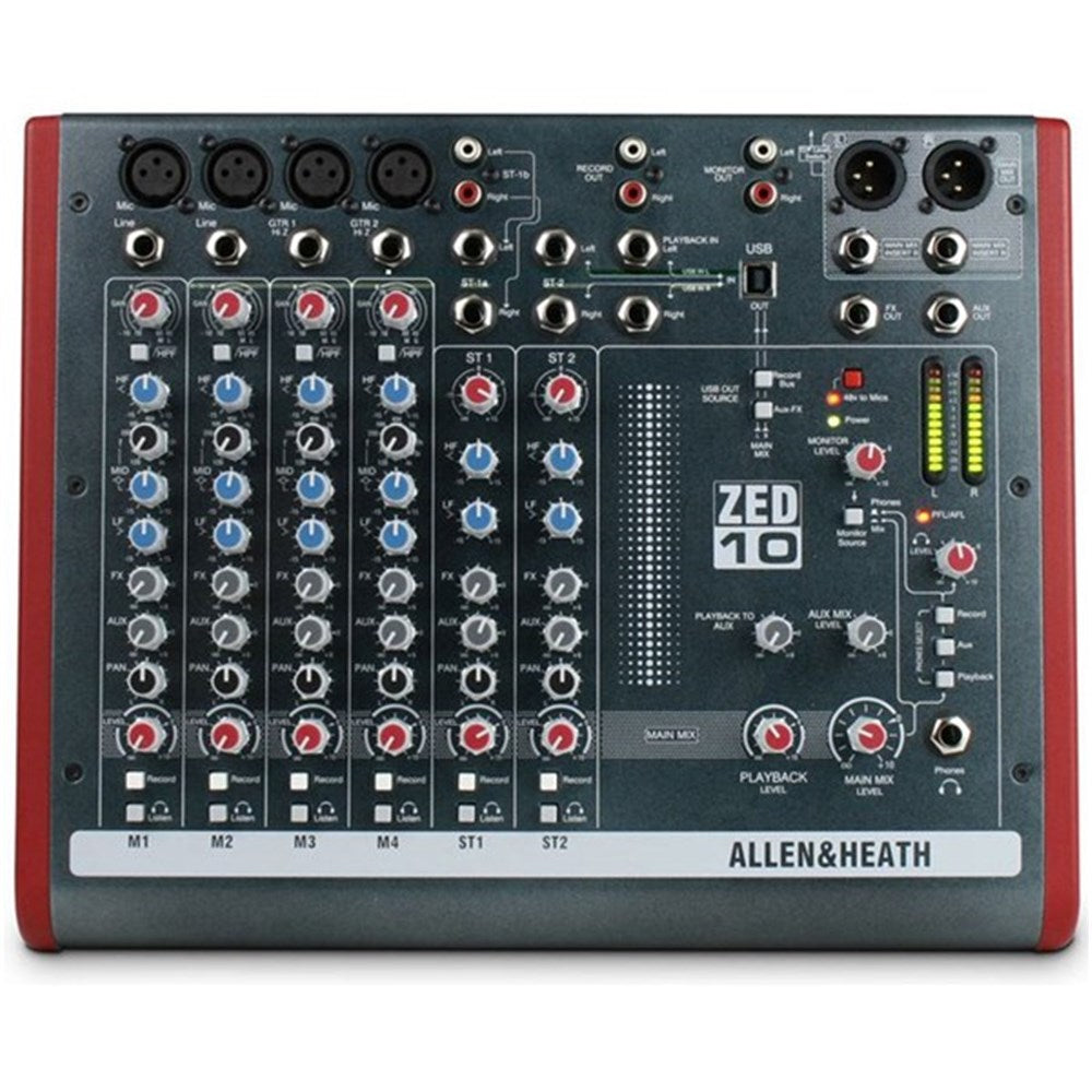 【美品】Allen & Heath ZED-10 Allen & Heath ZED-10 Multipurpose USB Mixer