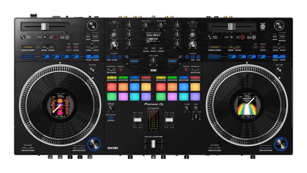 Pioneer DDJ-REV7 Battle-Style 2-Channel Professional Controller for Serato DJ Pro w/ FREE Pioneer DJ Headphones
