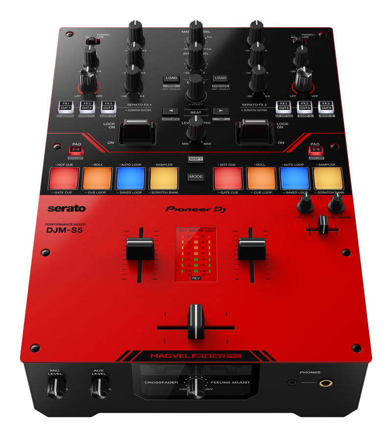 Pioneer DJM-S5 Scratch-style 2-Channel Mixer for Serato DJ Pro