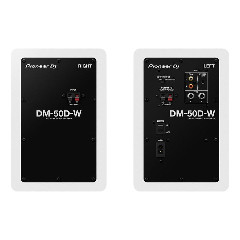 Pioneer DM-50D 5" Active Monitor Speaker (Pair) White
