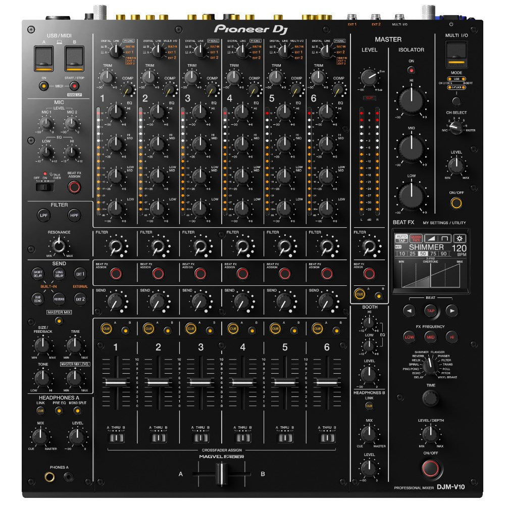 Pioneer DJM-V10 6-Channel Professional DJ Mixer