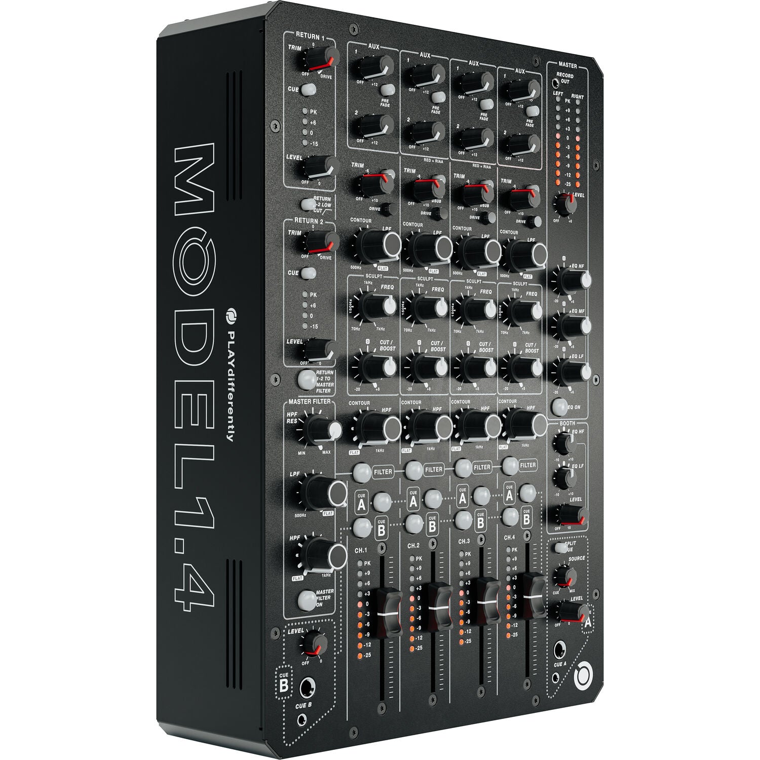 Play Differently MODEL 1.4 - 4-Channel Analogue Club DJ Mixer LOW STOCK