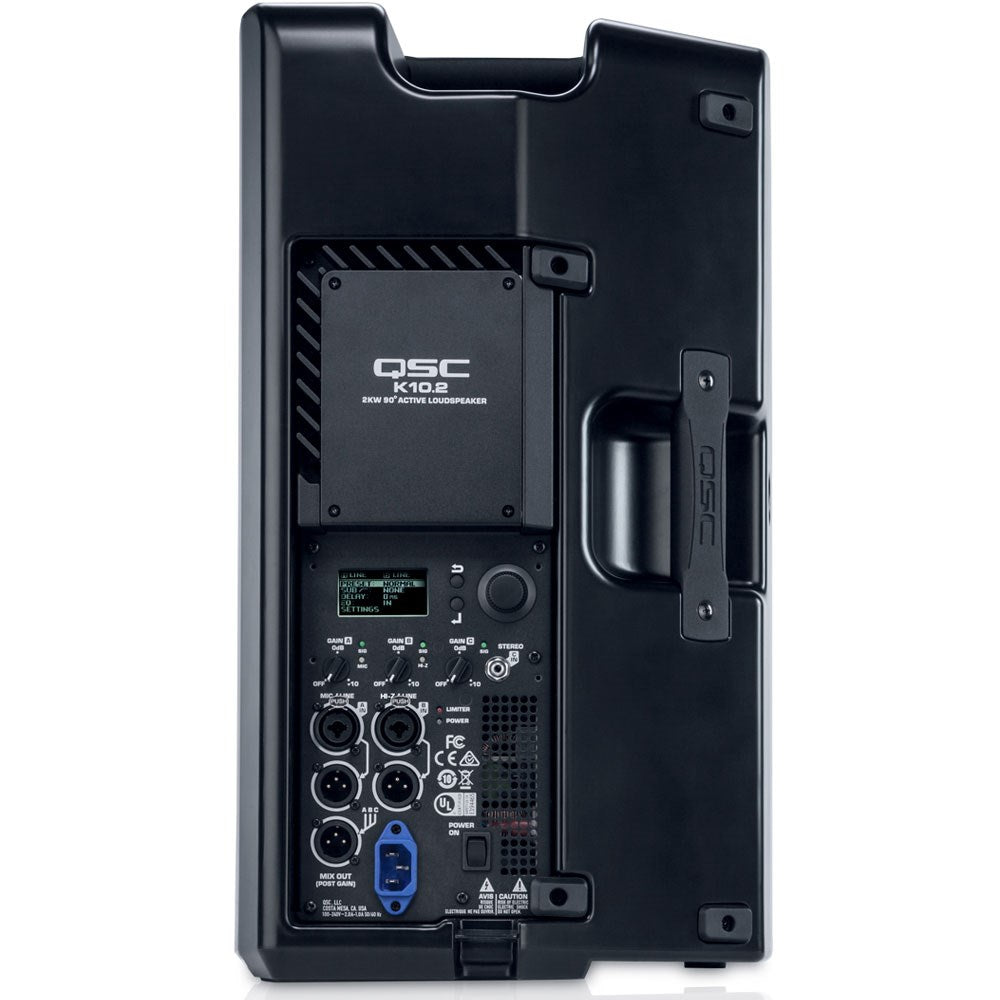 QSC K10.2 | 4KW Powered 10" Speakers & Stands Package System