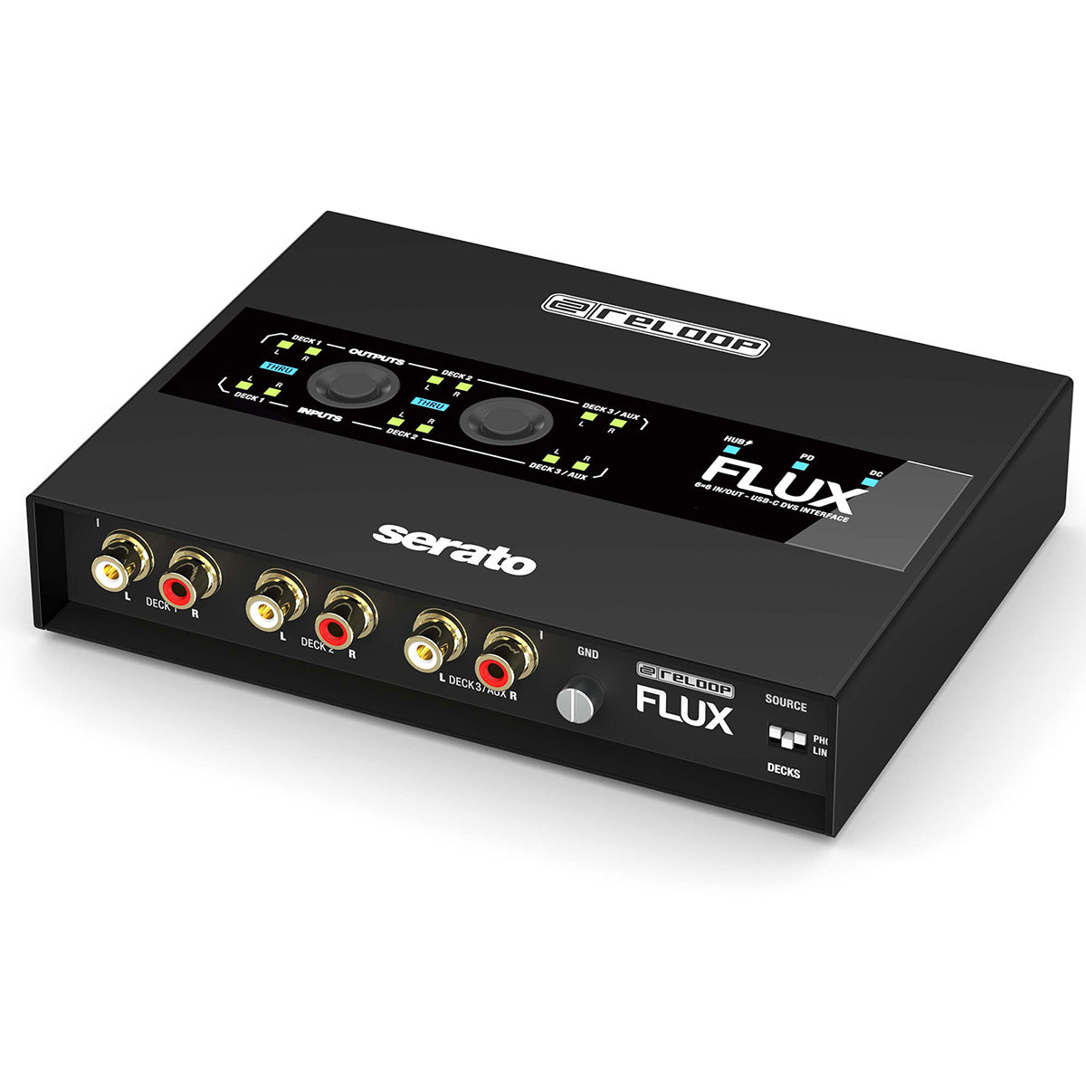 Reloop FLUX 6x6 USB-C DVS Interface for Serato DJ Pro
