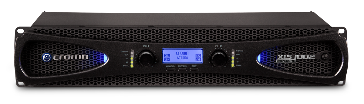 Crown XLS1002 DriveCore Series Power Amp (2x 350W @ 4ohm)