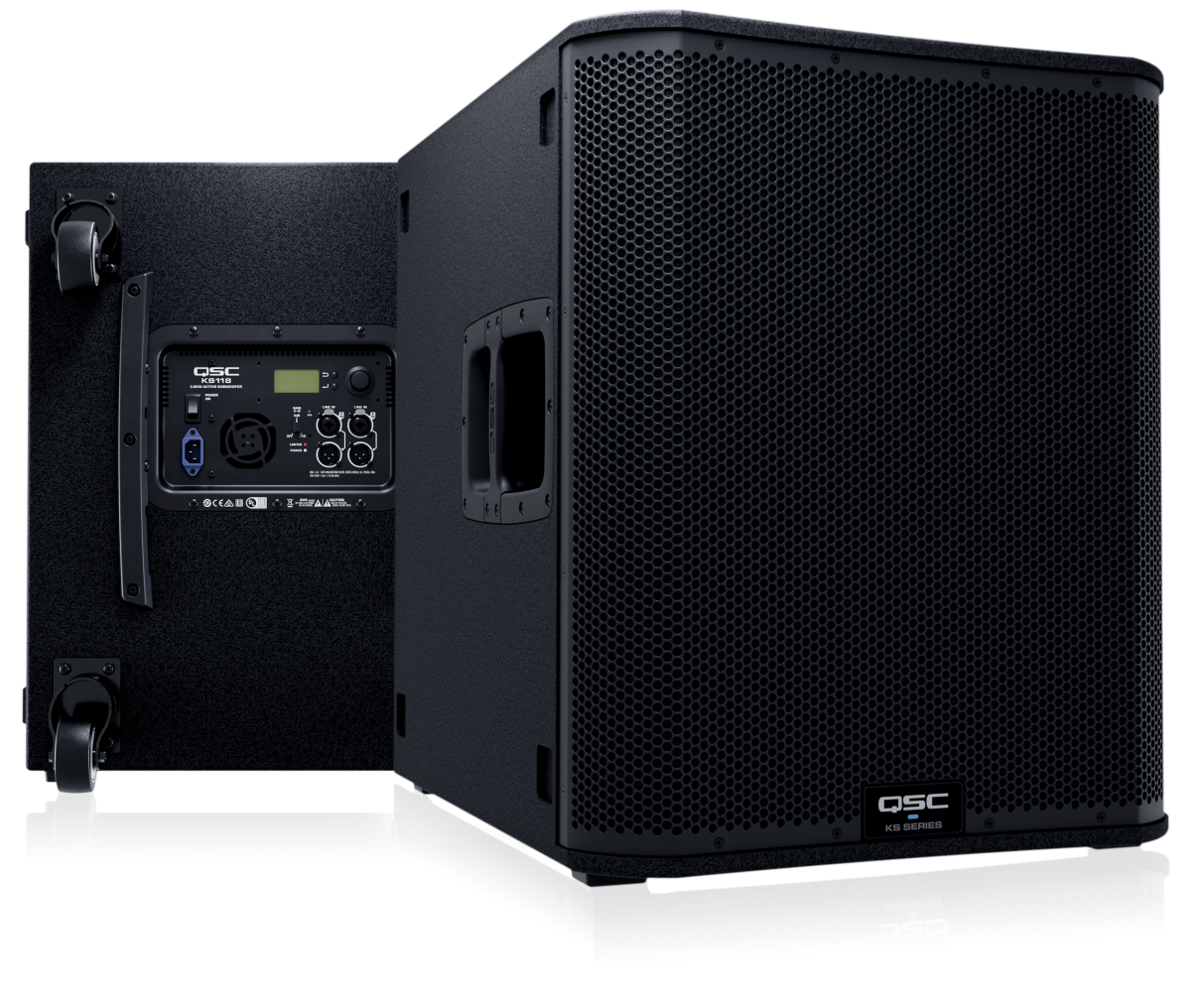 QSC KS118 3.6KW High-Powered 18" Active Subwoofer | 6 Year Warranty