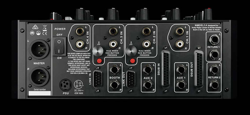 Play Differently MODEL 1.4 - 4-Channel Analogue Club DJ Mixer
