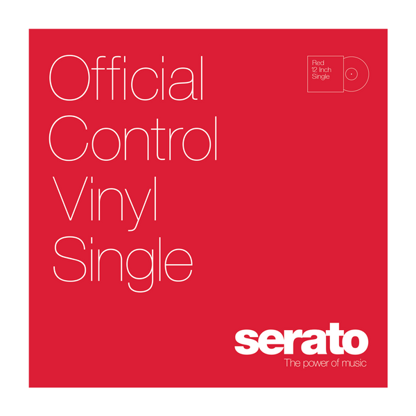 Serato Performance Series 12" Control Vinyl Red (Single)